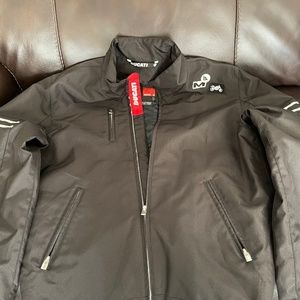 Brand New Authentic Ducati Motorcycle Men Jacket Black Size S